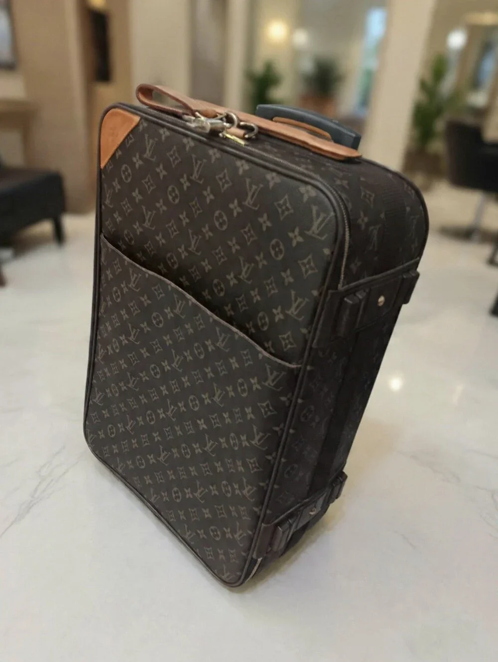 Louis Vuitton Pegase 55 Monogram Rolling Luggage Carry-On ✨️EUC✨️Tag & Lock